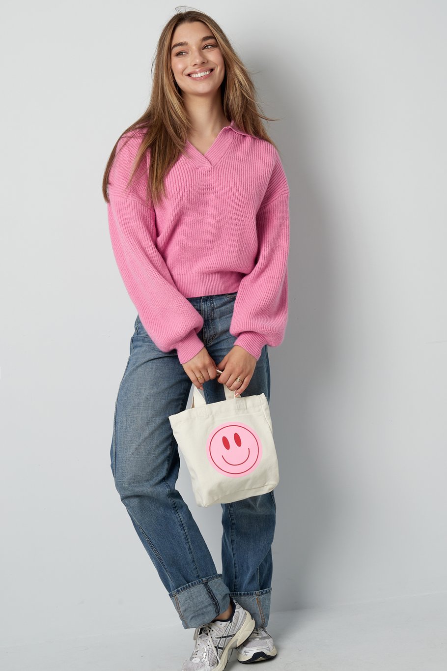 Pullover „Everyday Ease“ - Fuchsie Bild3